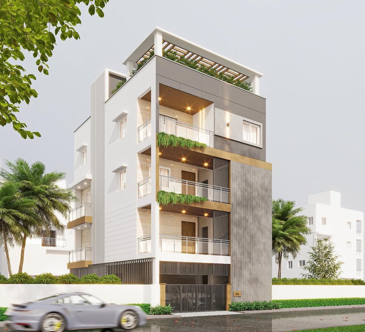 Modern sustainable building